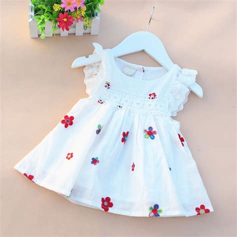 Baby Dresses 2018 Summer Baby Girls Clothes Flowers Strawberry