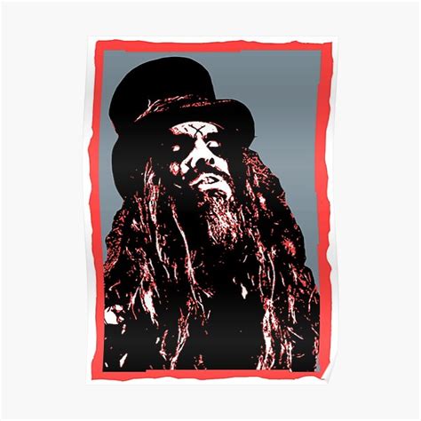 Rob Zombie White Zombie Poster For Sale By Niceanddirtyart Redbubble