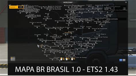 New MAPA BR BRASIL ETS ETS Mods Ets Map Euro Truck Simulator Mods Download