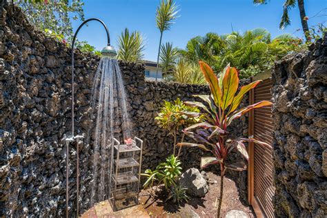 Master Outdoor Shower Hawaii Luxury Listings Luxury Real Estate And