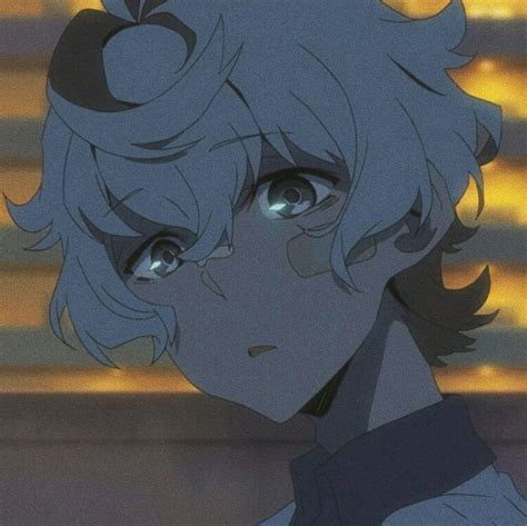 Animated gif shared by white. Cool Blue Anime Boy Aesthetic Pfp - Ring's Art