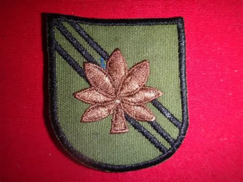 Vietnam War Us 5th Special Forces Group Major Rank Subdued Beret Patch