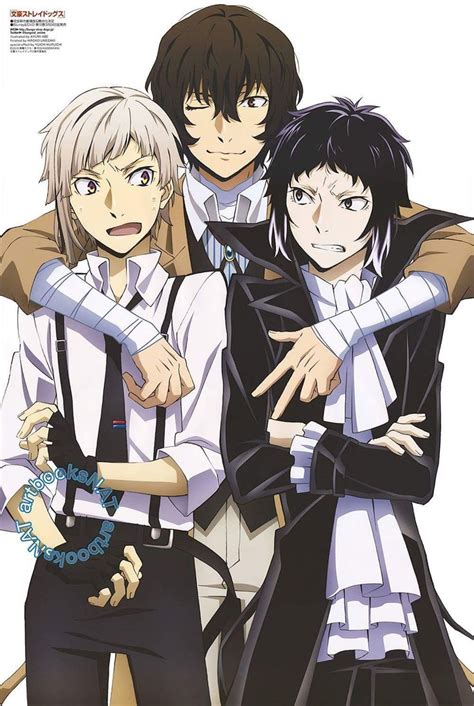 Dazai With His Precious Tag Team Subordinates D These Kinds Of