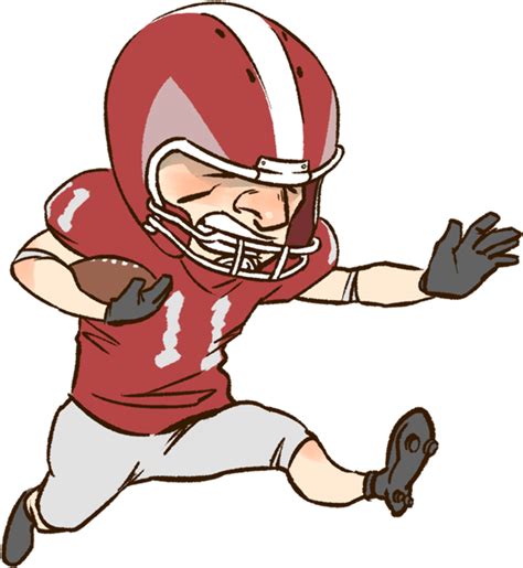 Download High Quality Football Player Clipart Cute Transparent Png