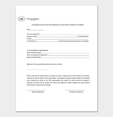 Sample Business Power Of Attorney Letter