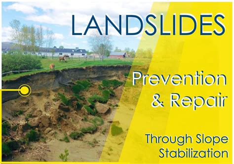 Landslides Prevention And Repair Through Slope Stabilization