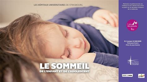 Le Sommeil De L Enfant Et De L Adolescent Youtube