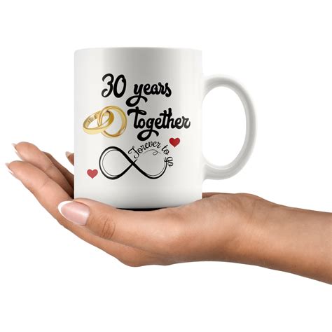 30th Wedding Anniversary T For Him And Her Married For 30 Years 3