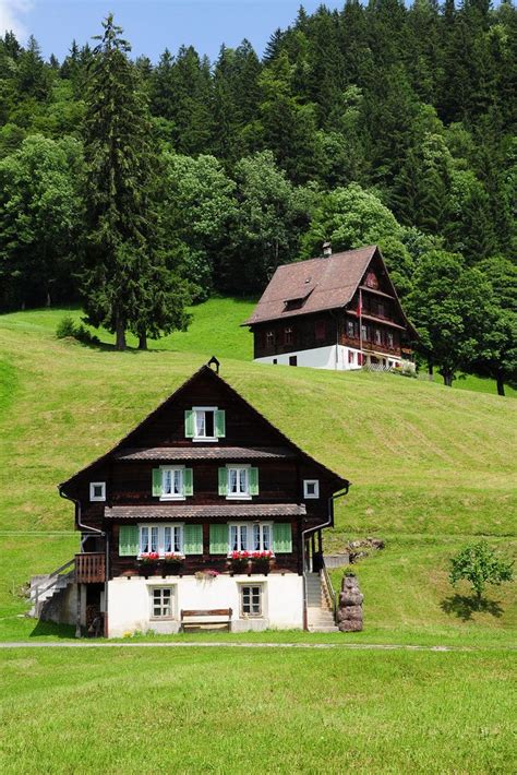 Típica Casa Suiza Chalet Exterior Exterior Design Cabin Homes Log