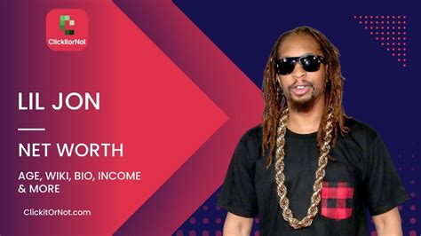 Lil Jon Net Worth Age Career Wiki Bio