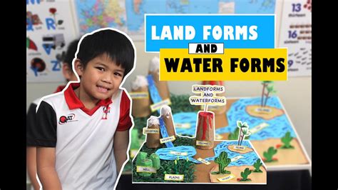 Models Of Landforms And Waterforms For Kids Youtube