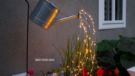 Glowing Watering Can Made With Fairy Lights Youtube