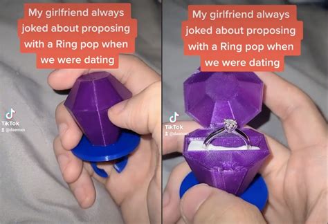 Real Engagement Rings Proposal Engagement Ring Pop Drive In Movie Gettin Hitched Cute