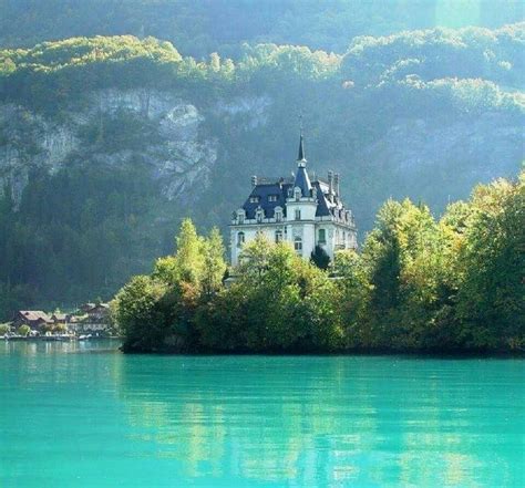 Iseltwald Castle Lake Brienz Switzerland Via Wonderful Castles In