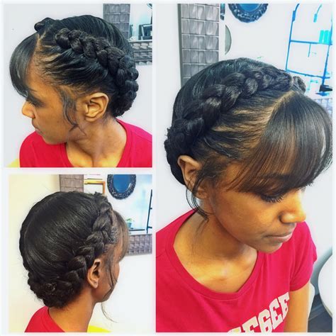 Goddess Braids Hairstyles With Bangs Jf Guede