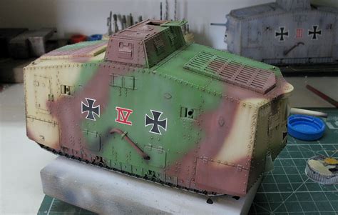 Panzerserra Bunker Military Scale Models In 135 Scale A7v