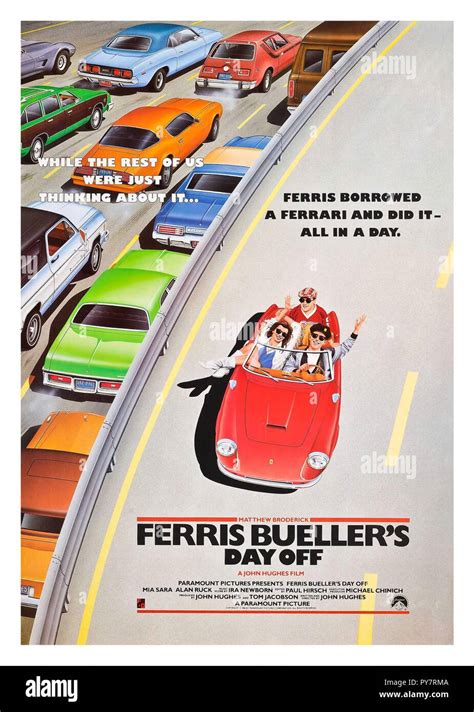 Ferris Buellers Day Off Year Cut Out Stock Images And Pictures Alamy