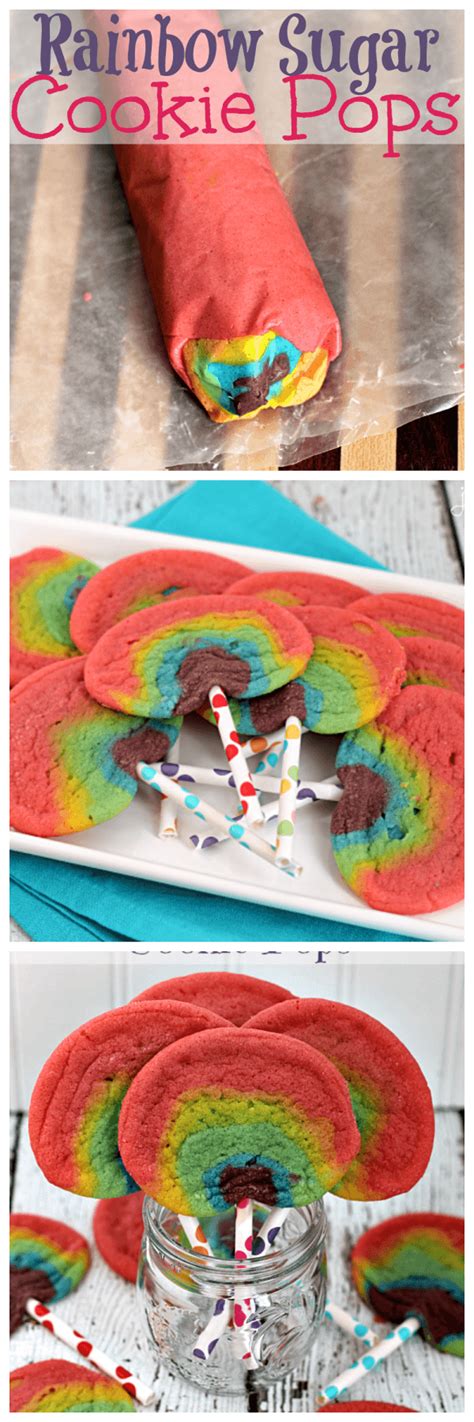 Foods low in carbohydrates will cluster along the right edge of the pyramid, with foods that are high in fat at the upper edge and foods that are high in protein at the lower edge. Rainbow Sugar Cookie Pops - Page 2 of 2 - Julie's Eats ...