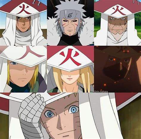 The Hokages Of The Hidden Leaf Village Anime Naruto Art