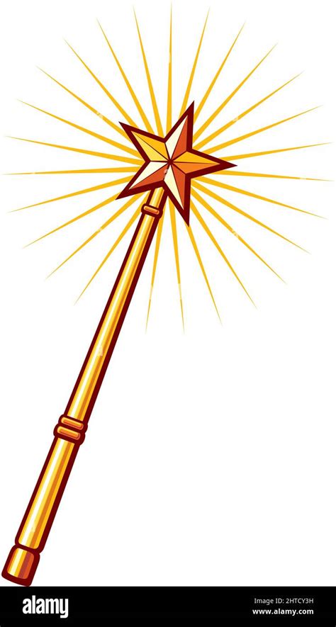 Magic Wand Vector Illustration Stock Vector Image And Art Alamy