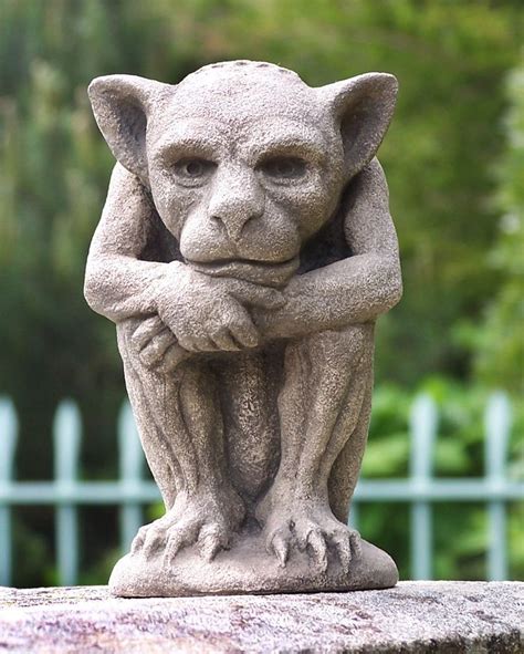 Irving Gargoyle Gothic Imp New York Cast Stone Garden Sculpture