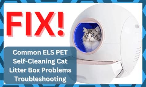 11 Common Els Pet Self Cleaning Cat Litter Box Problems Troubleshooting