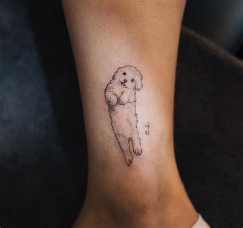 50 Best Small Dog Tattoo Ideas The Paws