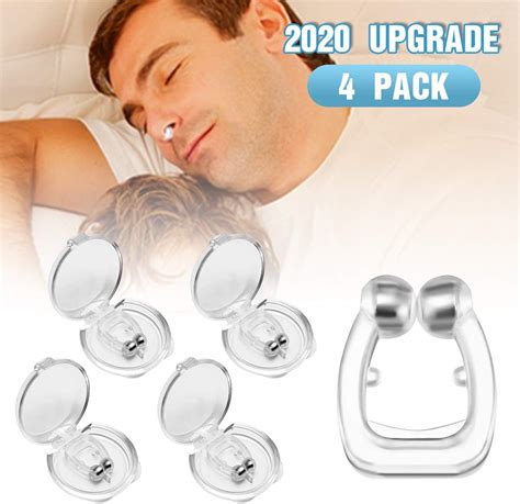 Liumy Anti Snore Devices 4pcs Anti Snore Nose Clip Snore Stopper Relief Stop Snore Stopper