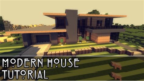 13×13 modern house | tutorial. Minecraft House Tutorial: Modern House Part 2 - YouTube