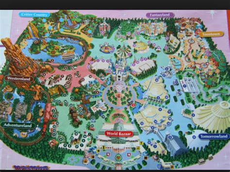 Disneyland | Tokyo disneyland, Disneyland map, Disneyland