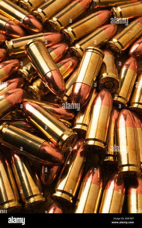 Pile Of Bullets Stock Photo Alamy