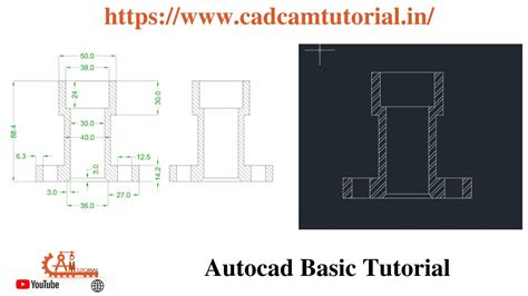 Autocad Complete Tutorial For Beginners Exercises 37 Youtube