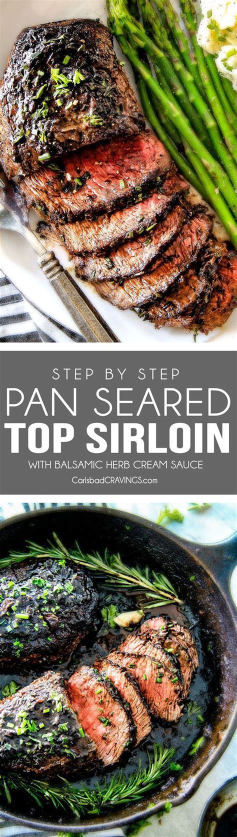 You can also prepare the herb butter a. Easy Pan Seared Steak with a deeply caramelized seared crust and the most amazing Balsamic Herb ...
