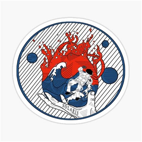 Solaris Lem Concept Art Sticker For Sale By Artivio Redbubble