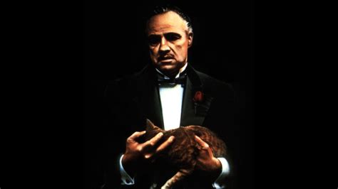 The Godfather Cats Marlon Brando Vito Corleone Wallpaper Resolution 1920x1080 Id 488915