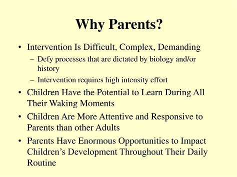 Ppt Responsive Teaching Parent Mediated Developmental Intervention