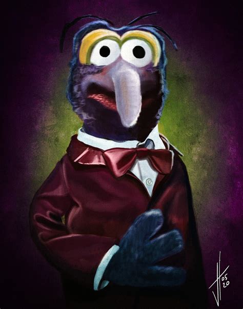 Gonzo The Great Portrait Print The Muppets Etsy Sweden