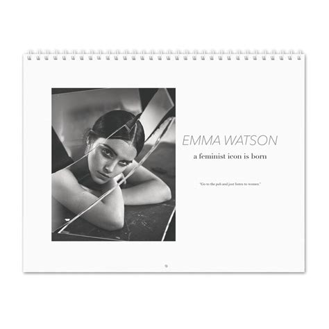 Emma Watson Vol1 2022 Wall Calendar Etsy