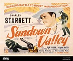 SUNDOWN VALLEY, US lobbycard, Charles Starrett, 1944 Stock Photo - Alamy