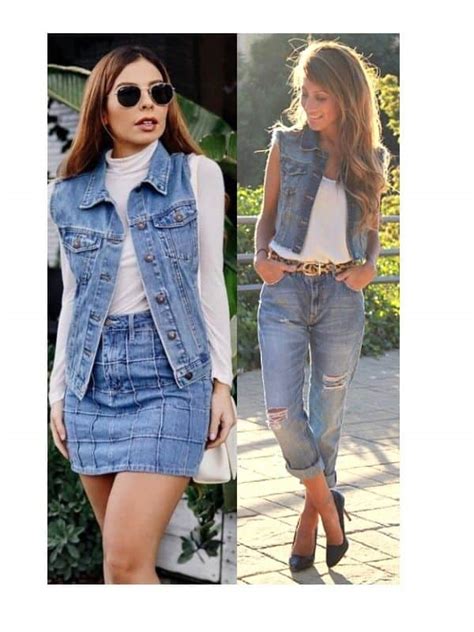 How To Style Denim Vest Right 28 Denim Vest Outfit Ideas In 2022
