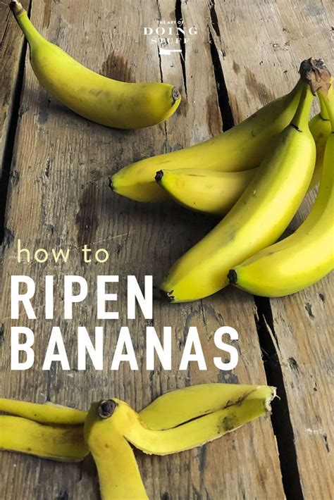 How To Make Bananas Ripen Faster Or Slower In Banana Ripening Banana Banana Facts