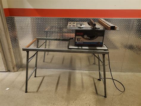 Ryobi 10″ Bt 2500 Benchtop Table Saw With Stand Chicago Hvac Tools
