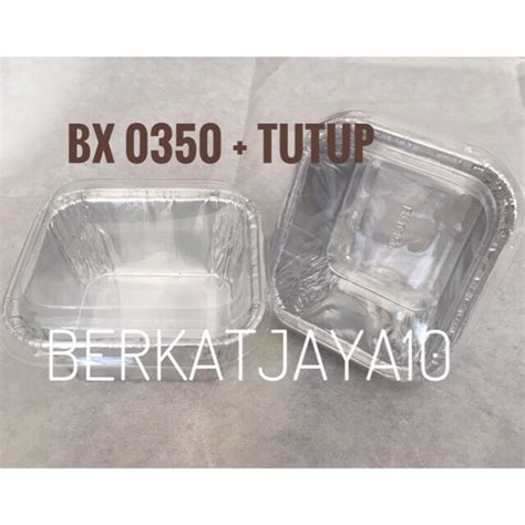 Jual Aluminium Foil Tray Bx 0350 Dan Tutup Alumunium Cup Bowl Di Lapak