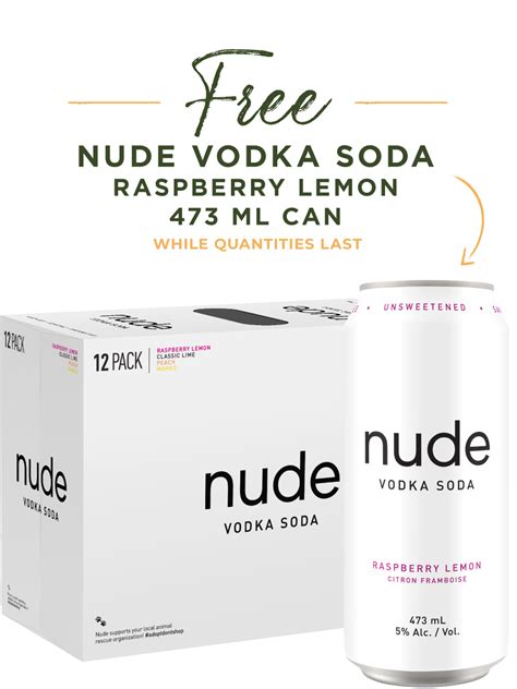Nude Vodka Soda Mixer Pack Newfoundland Labrador Liquor Corporation