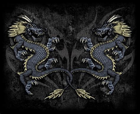 Twin Dragons By Western Artwork By Denny Karchner