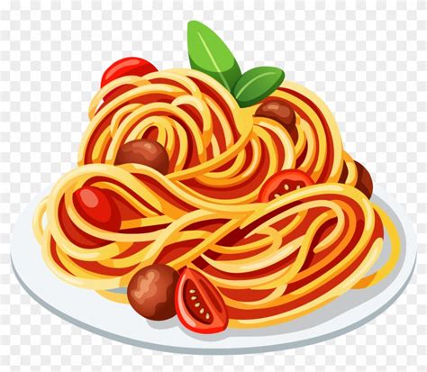 Dinner Plate Clipart Clip Art Spaghetti Free Transparent Png