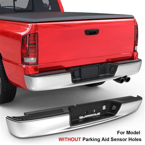 For 04 08 Dodge Ram 1500 2500 3500 Hd New Chrome Rear Step Bumper