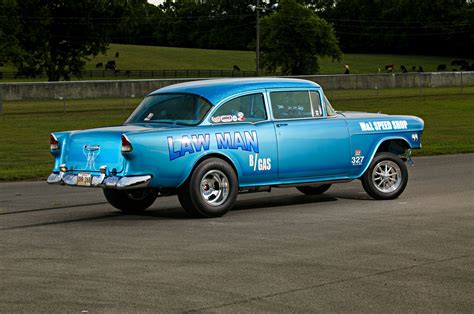 1955 Chevrolet Chevy 210 Coupe Gasser Drag Old Style Race Usa