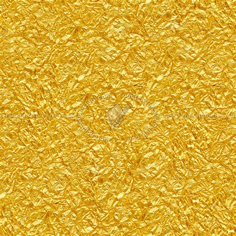 Gold Leaf Metal Texture Seamless 09777