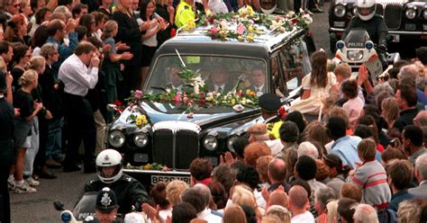 Princess Diana Funeral Anniversary Crowd Procession